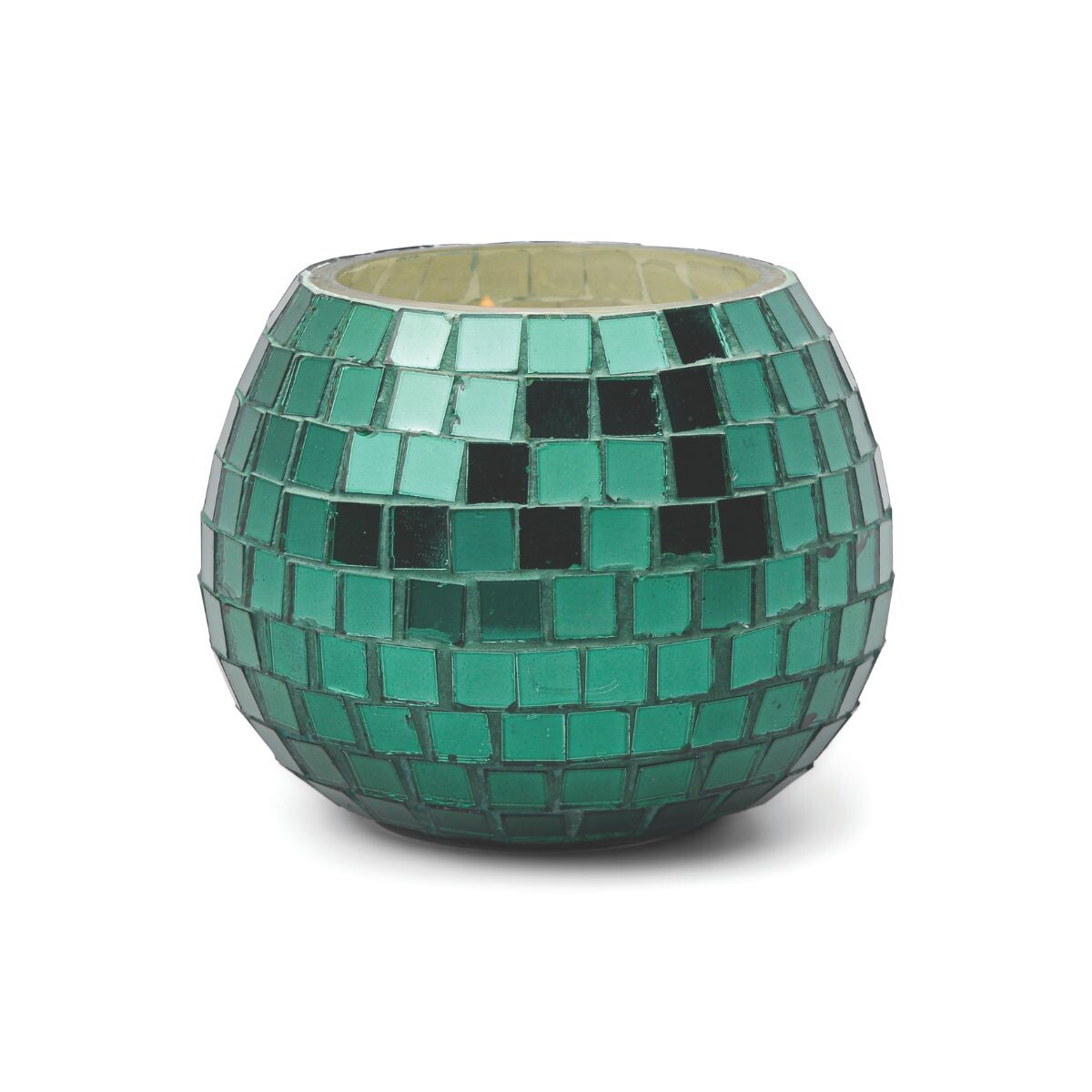 Vela aromática Disco Ball - Esmeralda 
