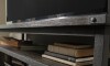 Rack para TV - Sauder - Linea Steel River Nogal