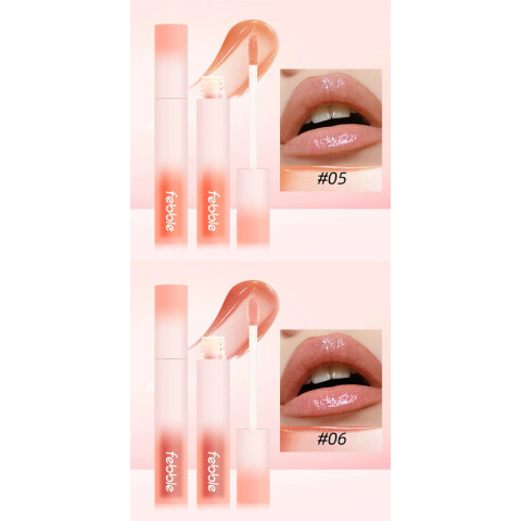FEBBLE Brillo de labios 6 tonos Febble Brillo De Labios 6 Tonos