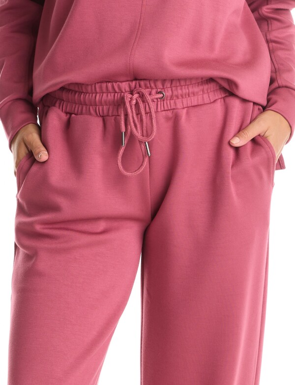 Jogger Basico Recto ROSA OSCURO