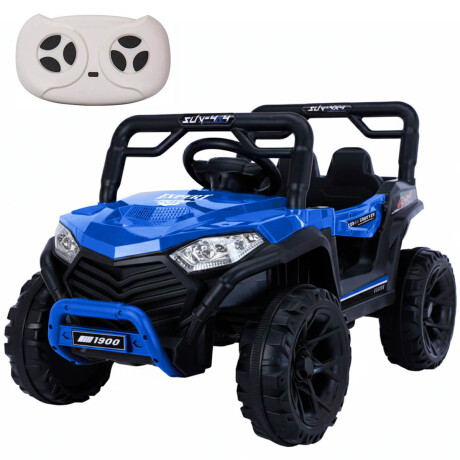 Auto Cuatriciclo A Bateria Arenero Luz Y Sonido Azul