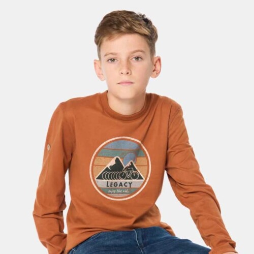 Remera con Estampa Legacy Terracota