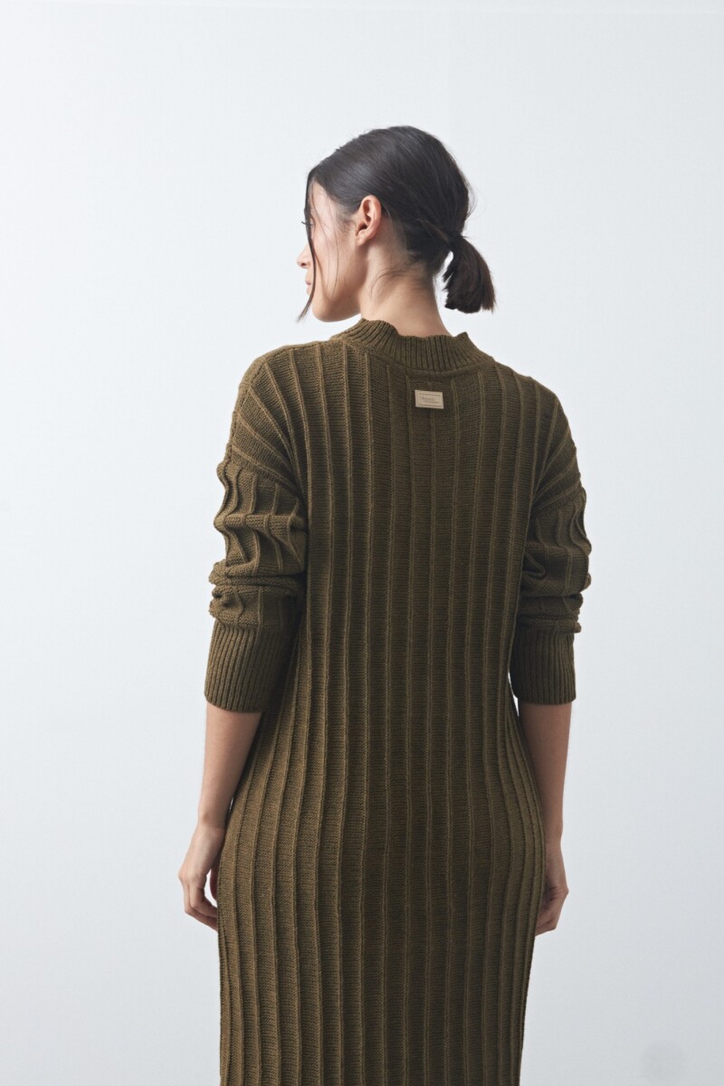 VESTIDO SIMEON Verde Musgo