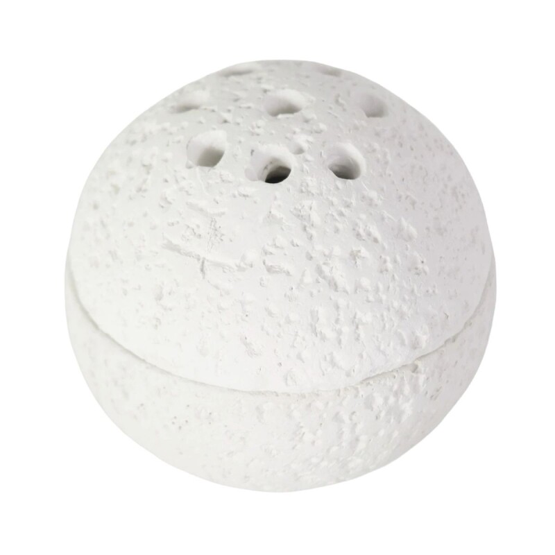 QUEMADOR BLANCO P/INCIENSO 3Pzas 8.5X7.5CM Unica