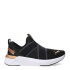 Championes de Mujer Puma Softride Harli Slip On Negro - Dorado