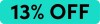13% off agosto