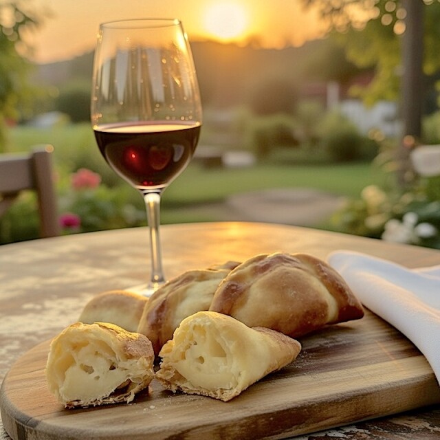 6 Empanaditas de Queso y Cebolla 6 Empanaditas de Queso y Cebolla