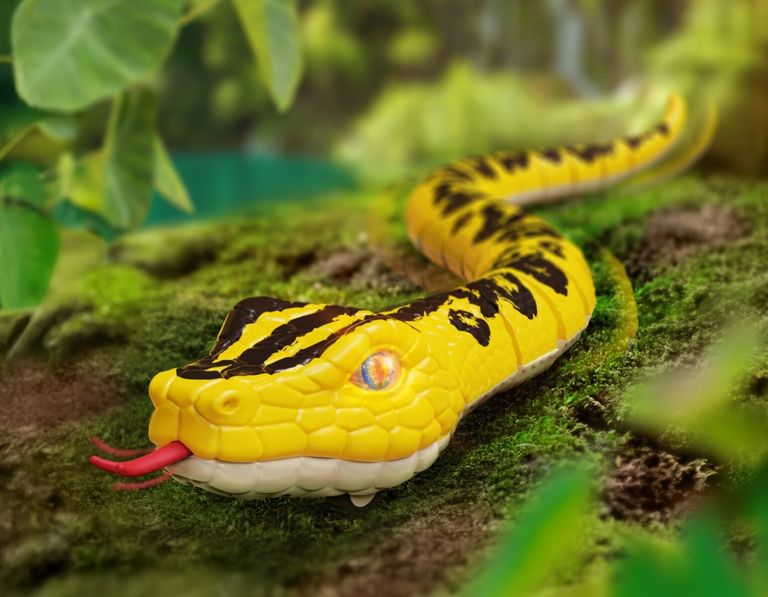 Serpiente a control remoto - Yellow Anaconda 