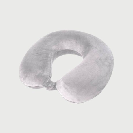 Almohada de viaje gris de espuma viscoelástica Almohada de viaje gris de espuma viscoelástica