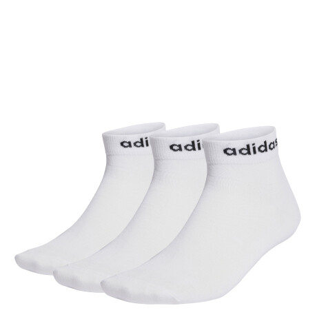 Medias Unisex Adidas x3 Lin Ankle Blanco