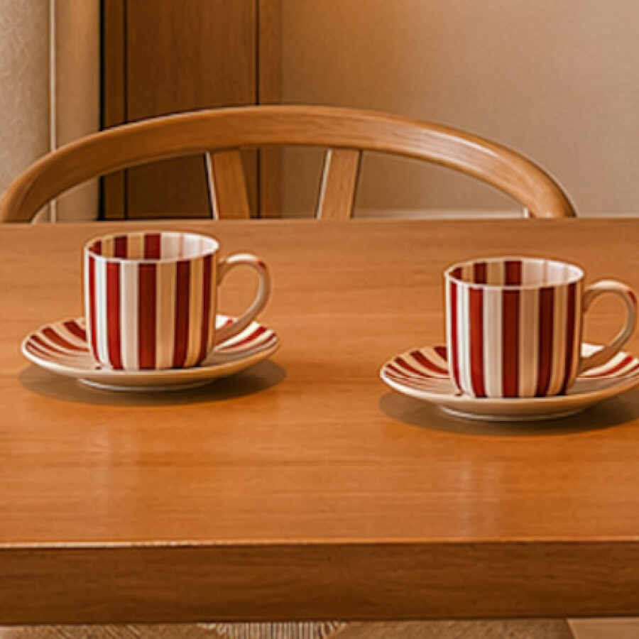 Taza de Cerámica Rayas Taza de Cerámica Rayas