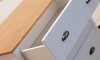 Cómoda 4 cajones - Madera maciza - Linea Colonial Blanco