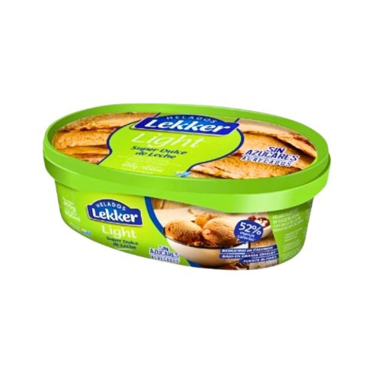 Helado Light Lekker - 900 ml - Dulce de Leche 