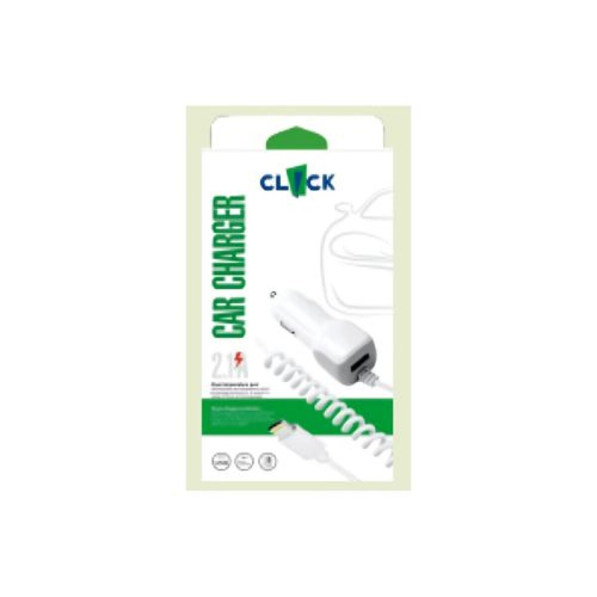 CARGADOR AUTO IPHONE 2A+1USB 