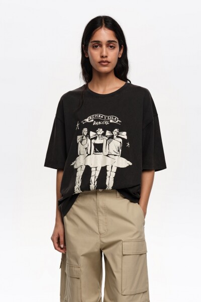 CAMISETA Negro