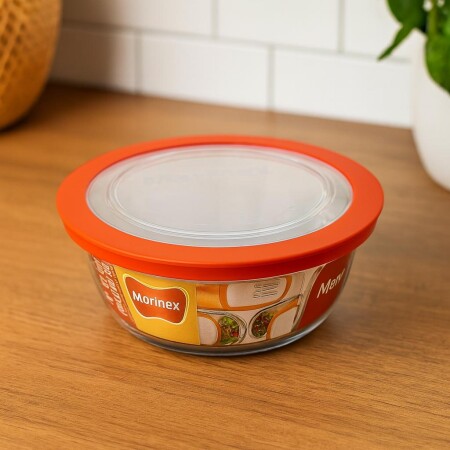 Vianda Vidrio Facilita Redonda Con Tapa 1200Ml Vianda Vidrio Facilita Redonda Con Tapa 1200Ml