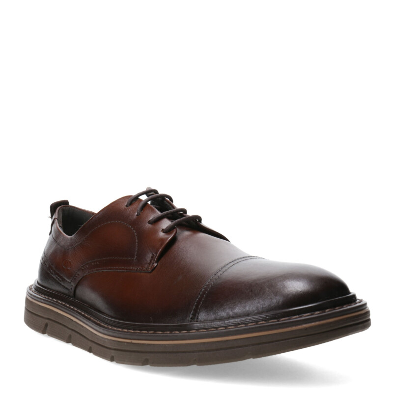 Zapatos de Hombre Democrata JEFF 604101 acordonado Marrón Tabaco