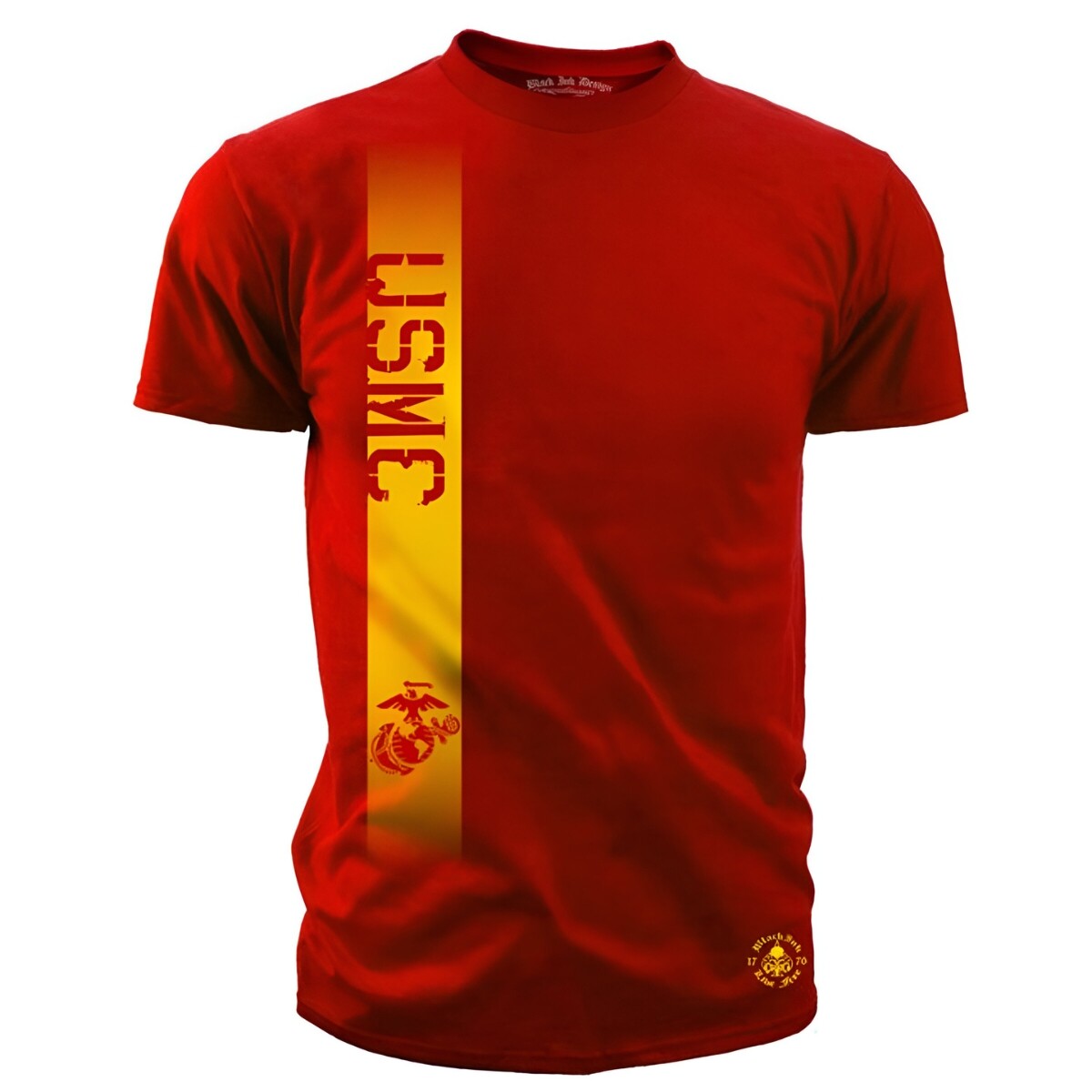 Remera con diseño militar - Black Ink - USMC 