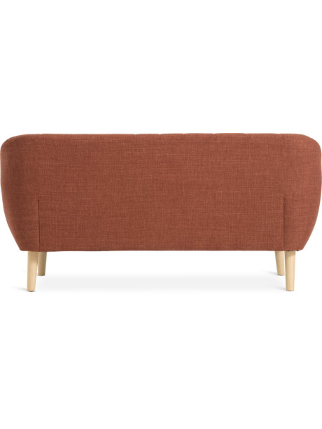 Sofá EGEDAL de 2,5 cuerpos tela terracota Sofá EGEDAL de 2,5 cuerpos tela terracota
