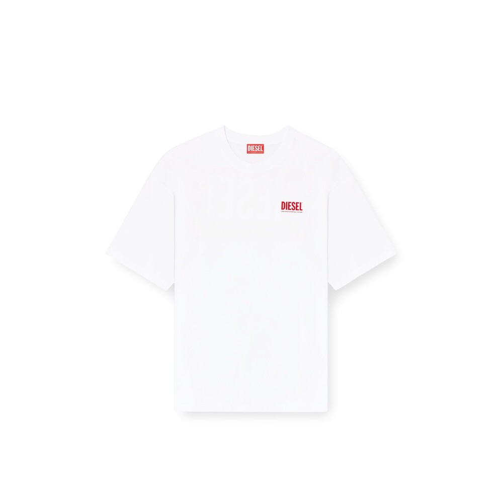 Polos Urbano Para Hombre T-Boxt-Bisk T-Shirt Blanco