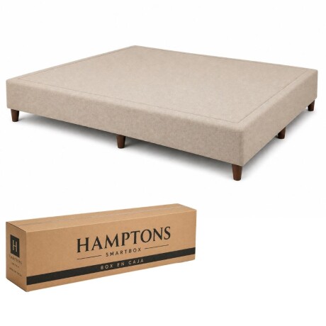Sommier 2 Plazas HAMPTONS Hybrid Silver Beige
