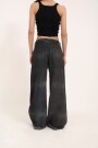 JEAN OVER BAGGY SNAKE Negro