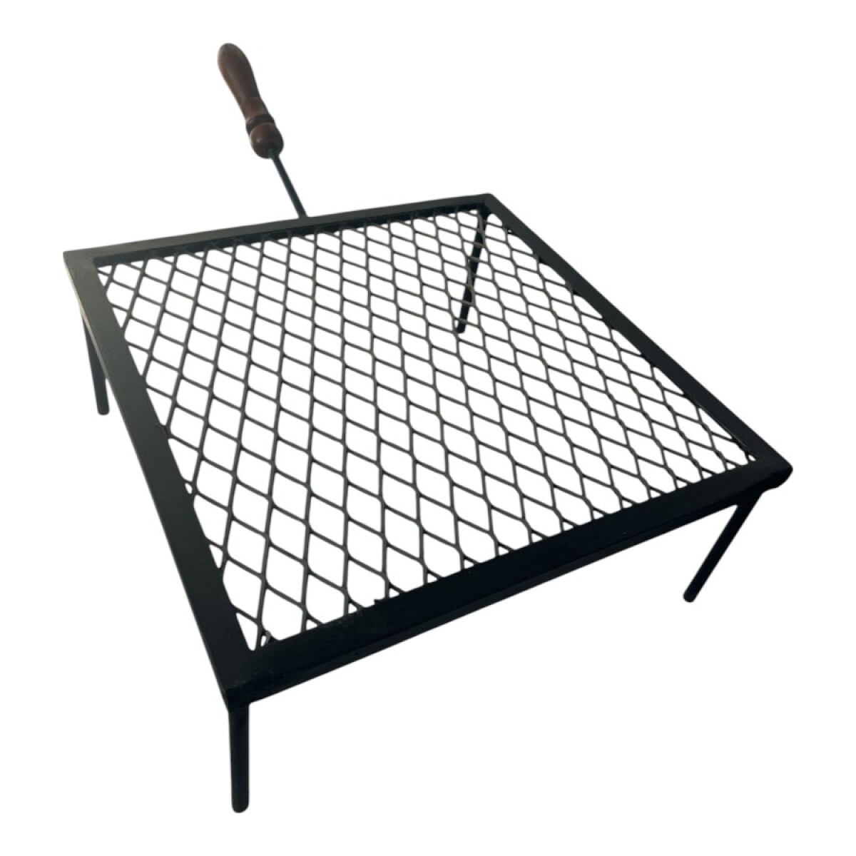 Parrilla Estufa 40x30 C/Mango Madera 
