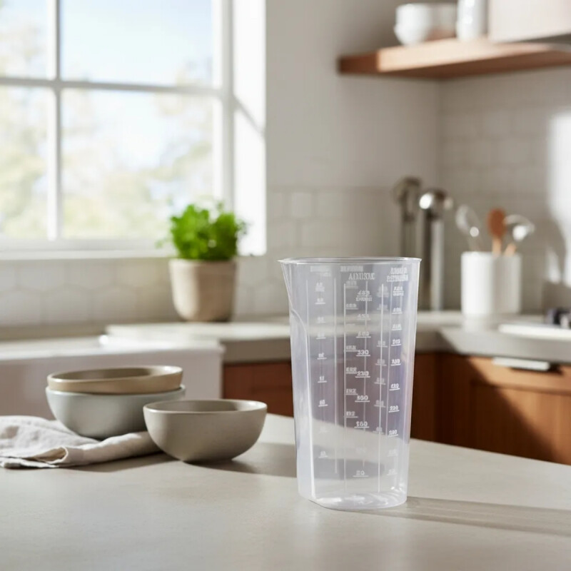 Vaso medidor TRANSPARENTE