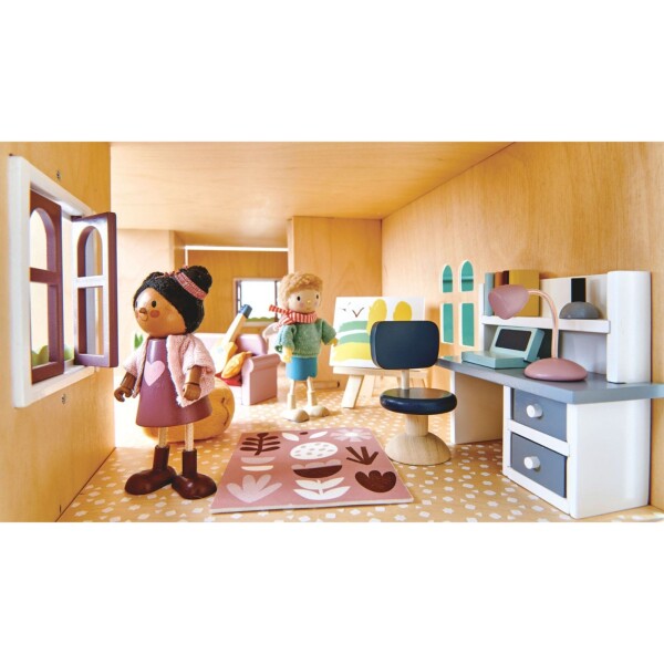 Juguete Casa Salon Fantail Tender Leaf Infantil Madera Niño Juguete Casa Salon Fantail Tender Leaf Infantil Madera Niño