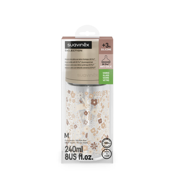 Biberon vidrio Wonder Suavinex 240 ml Wonder Liberty