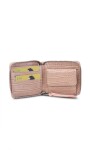 BILLETERA CANDELA CROCO ROSA MAUVE