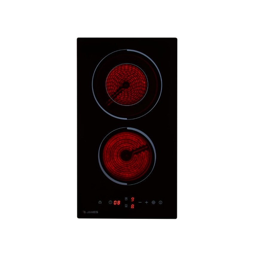 Anafe James 2P Vitrocerámica Vidrio Negro Anafe James 2P Vitrocerámica Vidrio Negro