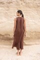 Vestido Folk Long Chocolate