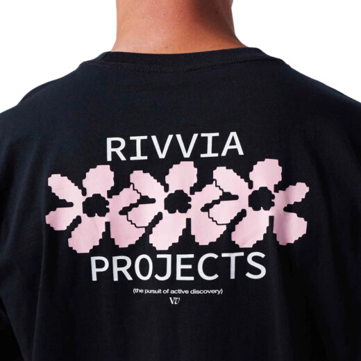 Remera Rivvia Digi Flower - Negro Remera Rivvia Digi Flower - Negro