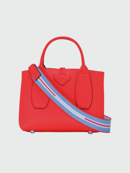 Longchamp -Bolso tote talle S, Roseau box Rojo