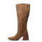 Bota de Mujer Miss Carol MUZAT de caña alta Tan