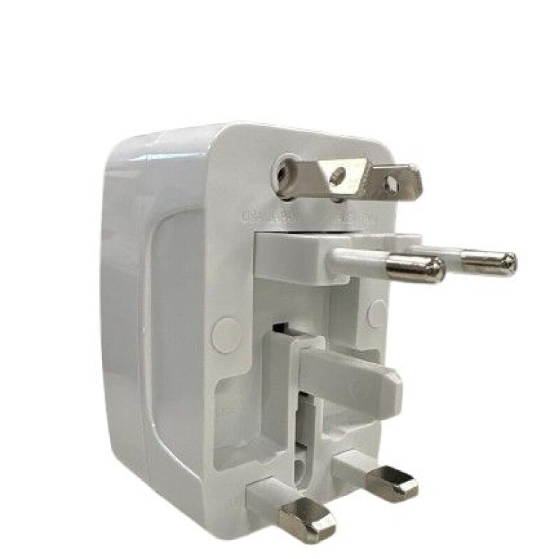 ADAPTADOR INTER.DE VIAJE 250V-13A BL.EUROAM./ARG./BR. CON ESTUCHE ADAPTADOR INTER.DE VIAJE 250V-13A BL.EUROAM./ARG./BR. CON ESTUCHE