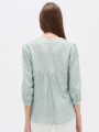 Blusa Qurel Verde Grisaceo