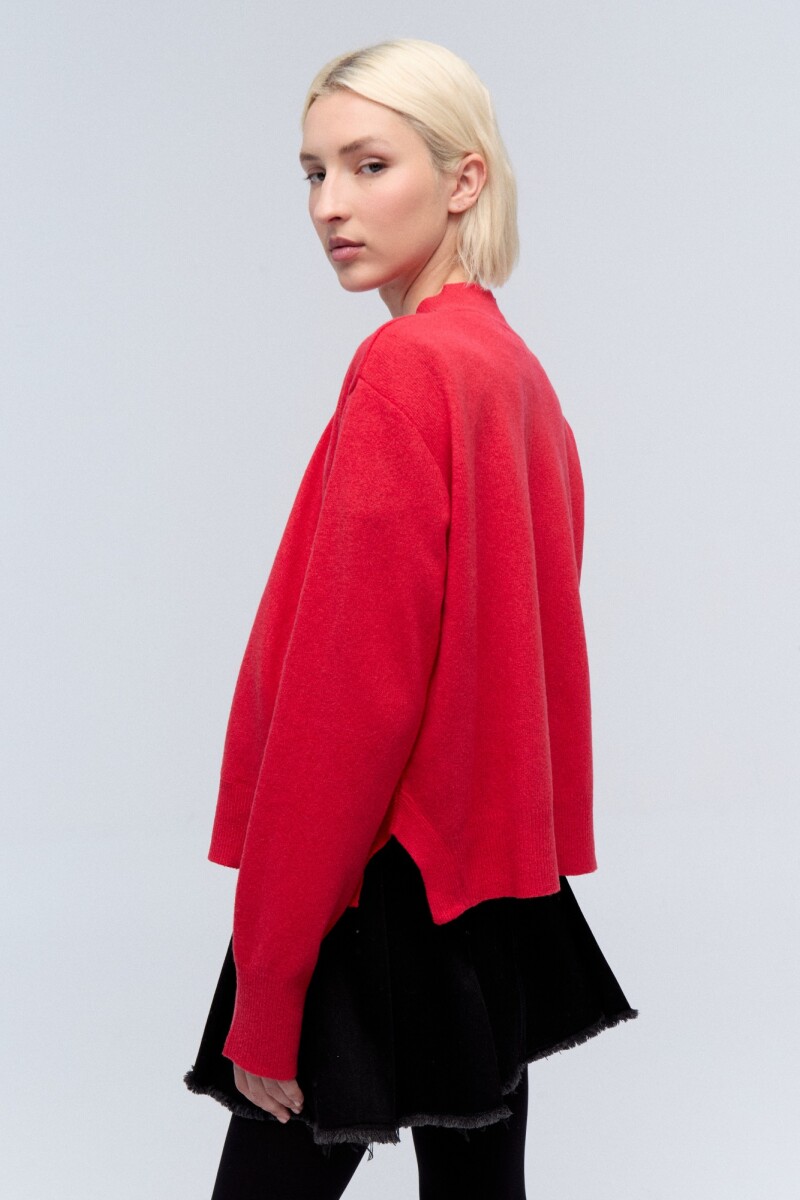 Cardigan Biarritz Rojo
