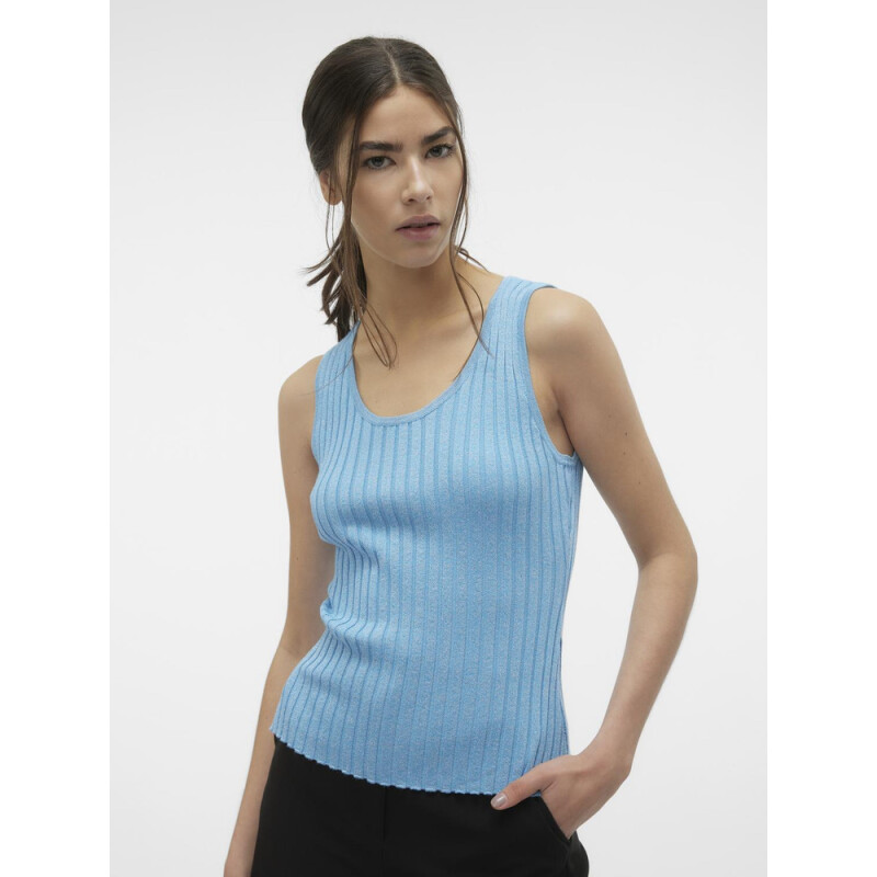 VMBLOW SL U-NECK TOP Bonnie Blue