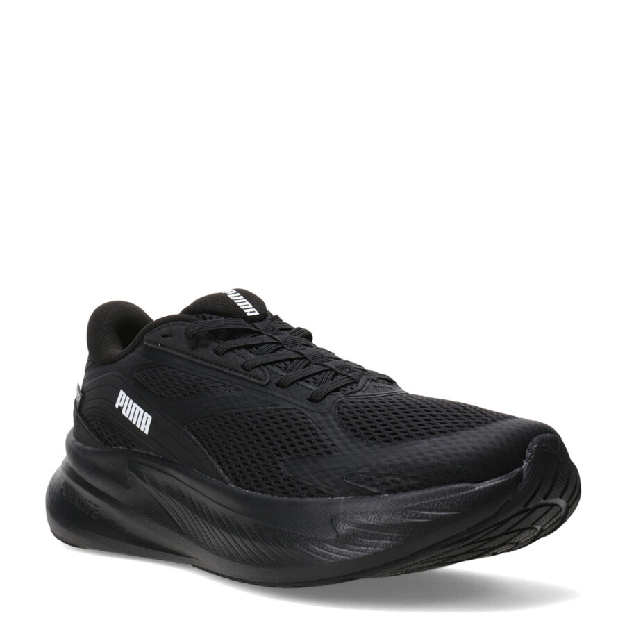 Championes de Hombre Puma Max Stride Lite Ls Sliptech Negro - Blanco