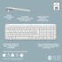 Teclado Logitech K950 Signature Inalámbrico Bluetooth TECLADO LOGITECH K950 SIGNATURE BLANCO