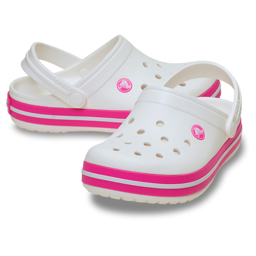 Crocs Crocband Clog K - Niños más de 5 años Black White/pink Crush