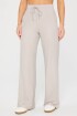 Pantalón Cloud Jersey Wide Leg Pant Mujer Light Sand Heather