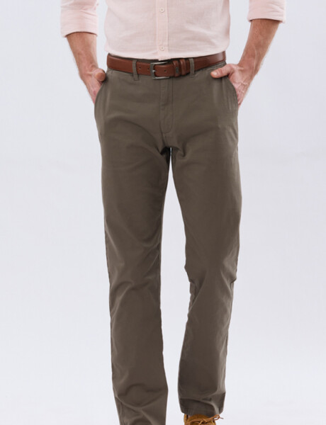 PANTALÓN SKINNY CON SPANDEX Verde