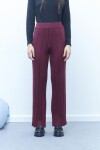 Pantalón rib bordo