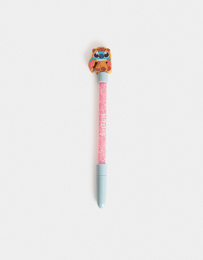 Lapices y Lapiceras Diseño propio Lapicera "stitch Capybara" - Combinacion Multicolor