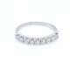 Anillo oro 18k blanco y brillantes Anillo oro 18k blanco y brillantes