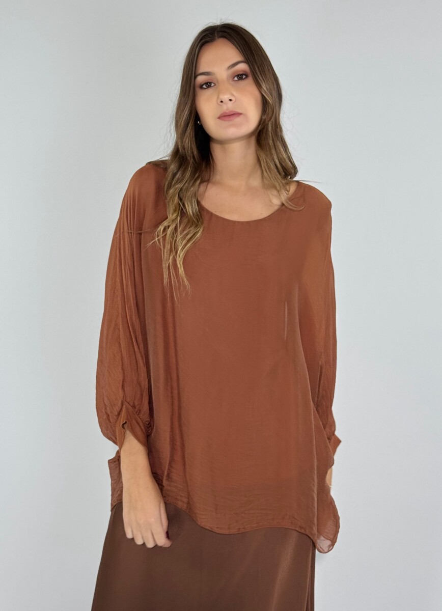 BLUSA MAIARA - MARRON 