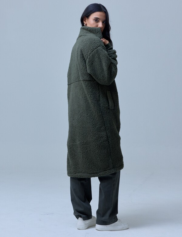 Campera Sherpa VERDE